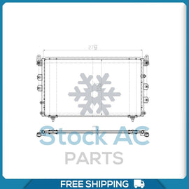 A/C Condenser for Toyota Sequoia QL - Qualy Air