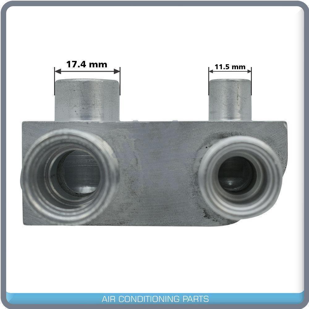 New LSX LS3 Engine Swap Conversion A/C Line Compressor Adapter Fitting - Qualy Air
