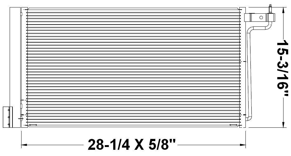 A/C Condenser for Ford Focus QR - Qualy Air