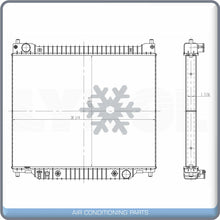 Load image into Gallery viewer, Radiator for Ford E-350 Super Duty, E-450 Super Duty, E-150, E-250, Ec... QL - Qualy Air