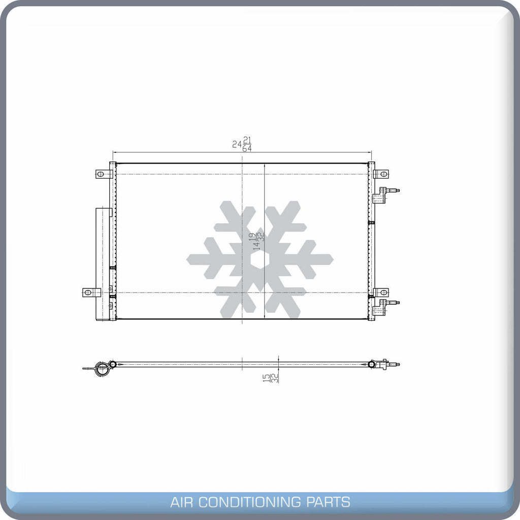 New A/C Condenser for Chevrolet Spark - 2016 to 2020 QL - Qualy Air
