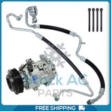 New A/C Compressor + Hoses fits Kia Rondo 2.4L 2007-2012 -  OE# 977011D200 UQ