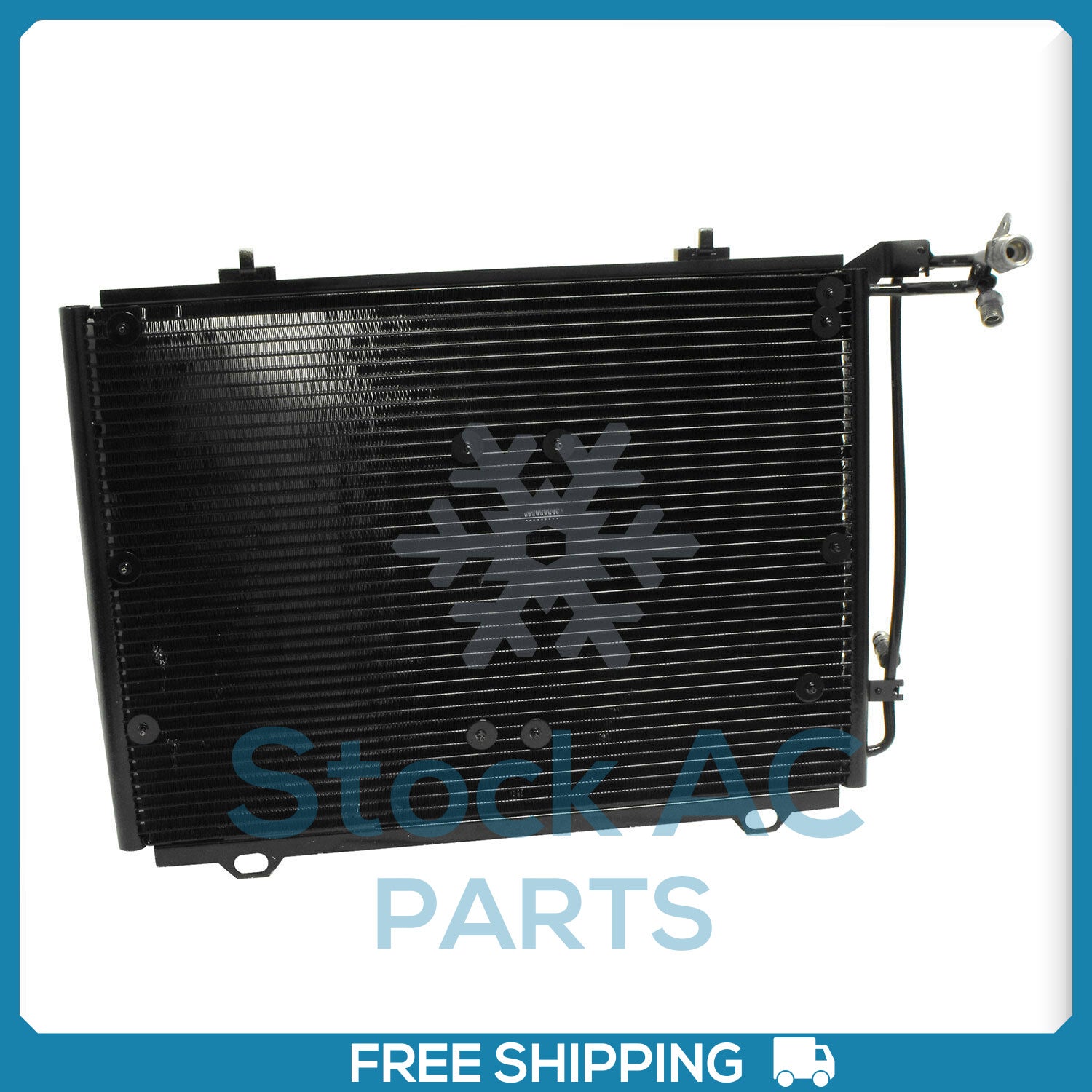 New A/C Condenser for Mercedes-Benz C220, C280, C43 AMG, CLK430, CLK55 AMG.. - Qualy Air