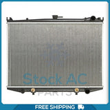 Radiador NUEVO para Nissan D21, Pathfinder, Pickup.. - 1986 a 1997 - QOA