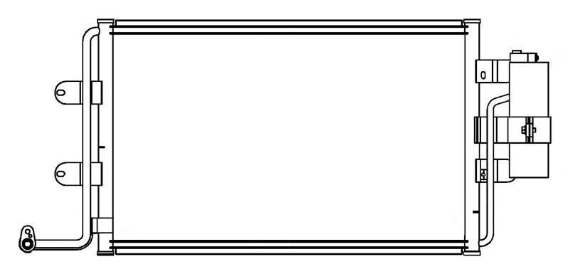 A/C Condenser for Volkswagen Beetle QR - Qualy Air