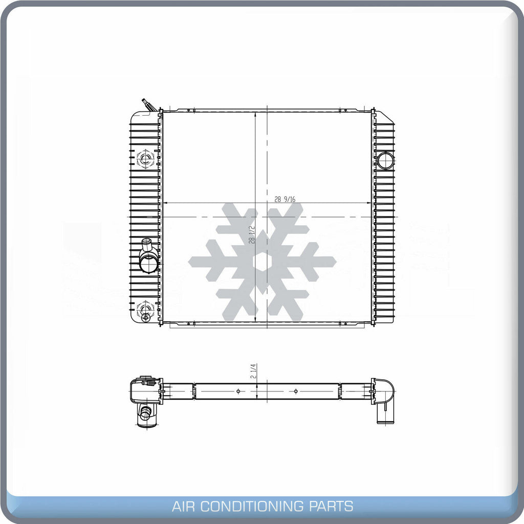 NEW Radiator for INTERNATIONAL 2010 & NEWER DURASTAR 4000 SERIES - QL - Qualy Air