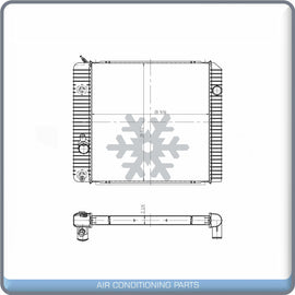 NEW Radiator for INTERNATIONAL 2010 & NEWER DURASTAR 4000 SERIES - QL - Qualy Air