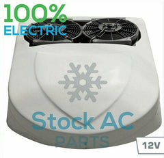 100% Electric A/C Unit fits All trucks - 12V, 12.000 BTU - No Compressor Needed