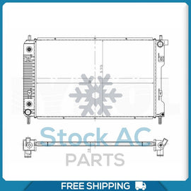 Radiator for Chevrolet Equinox / GMC Terrain / Pontiac Torrent / Suzuk... QL - Qualy Air