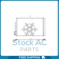 A/C Condenser for Buick LaCrosse / Chevrolet Malibu QL