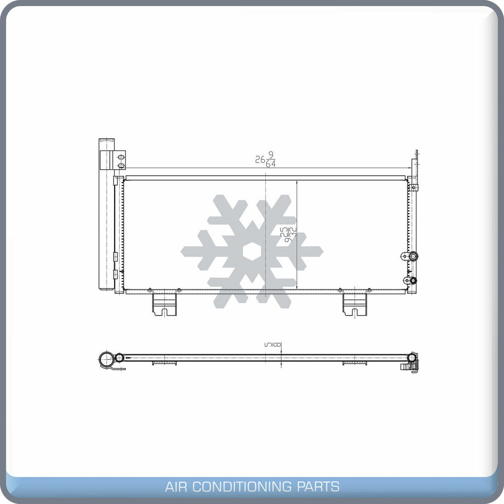 A/C Condenser for Lexus GS450h QL - Qualy Air