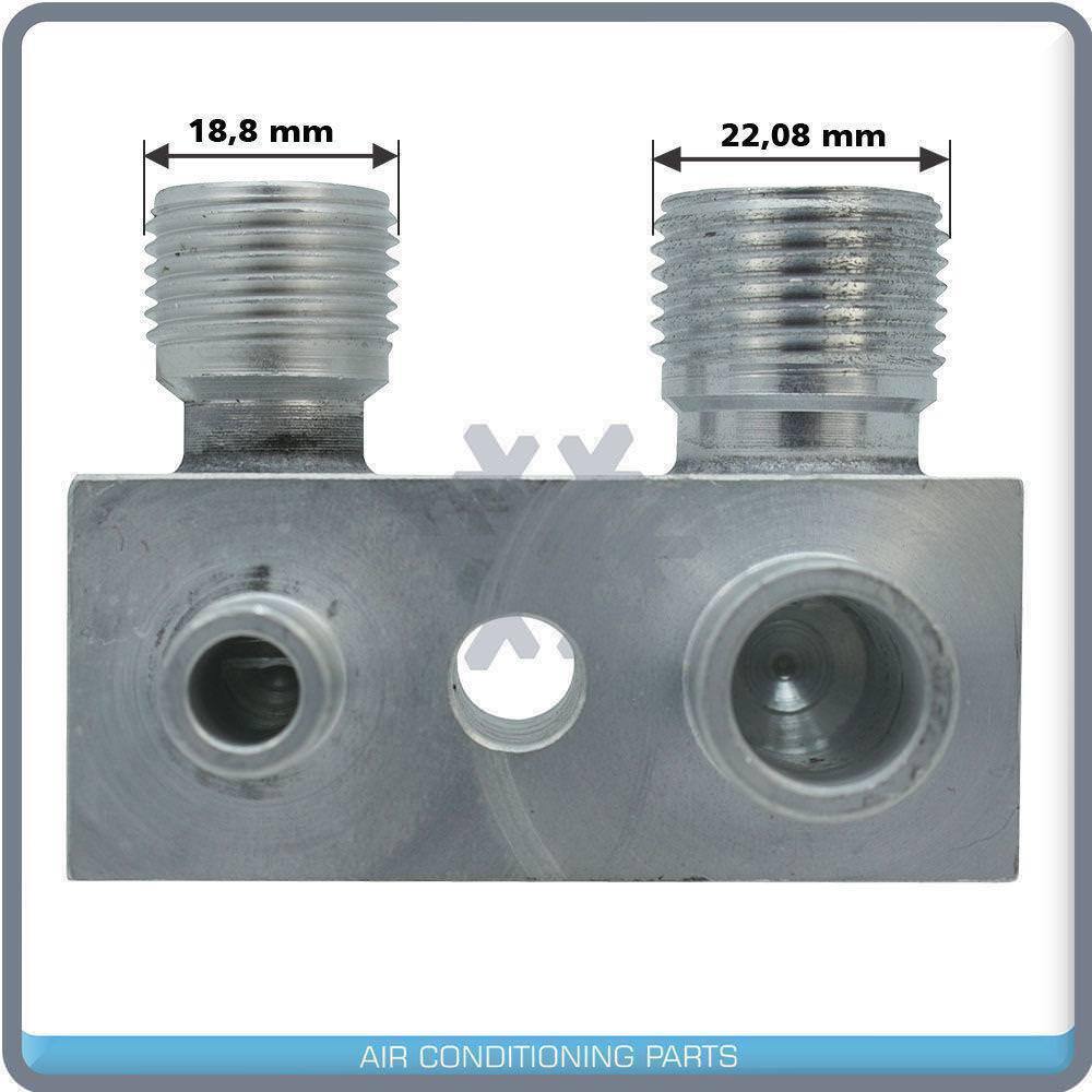 New LSX LS3 Engine Swap Conversion A/C Line Compressor Adapter Fitting - Qualy Air