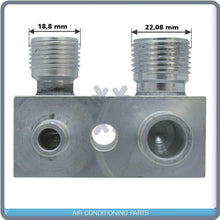 Load image into Gallery viewer, New LSX LS3 Engine Swap Conversion A/C Line Compressor Adapter Fitting - Qualy Air