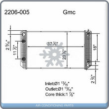 Load image into Gallery viewer, Radiator for OE# 8010001 3155316 12329550 QL - Qualy Air