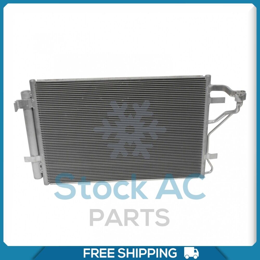 New A/C Condenser + Drier fits Kia Forte, Forte Koup, Forte5 - OE# 976061M101 UQ - Qualy Air