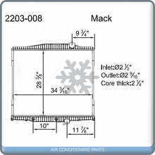 Load image into Gallery viewer, NEW Radiator Mack / Volvo Radiator.. QL - Qualy Air