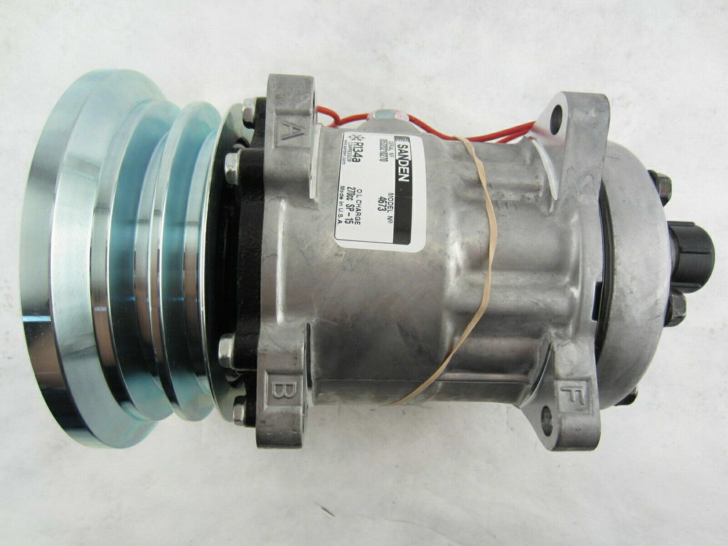 A/C Compressor OEM Sanden SD7H15 fits Agco / Case IH / Caterpillar / DEUTZ ... - Qualy Air