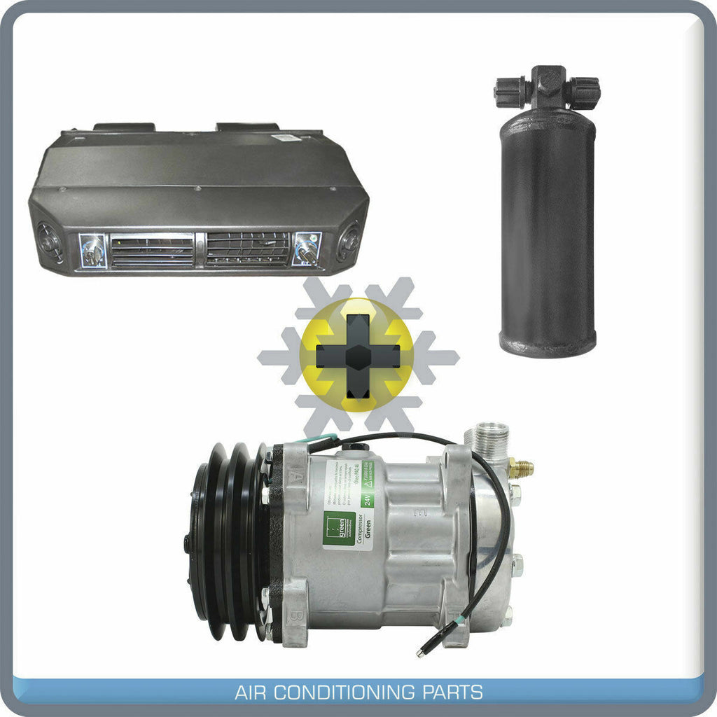 BRAND NEW A/C KIT UNIVERSAL UNDER DASH COMPRESSOR KIT AIR CONDITIONER 12V - Qualy Air