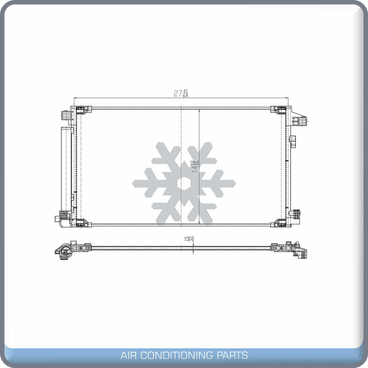 A/C Condenser for Toyota Prius QL – Qualy Air