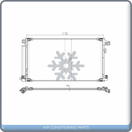 A/C Condenser for Toyota Prius QL - Qualy Air