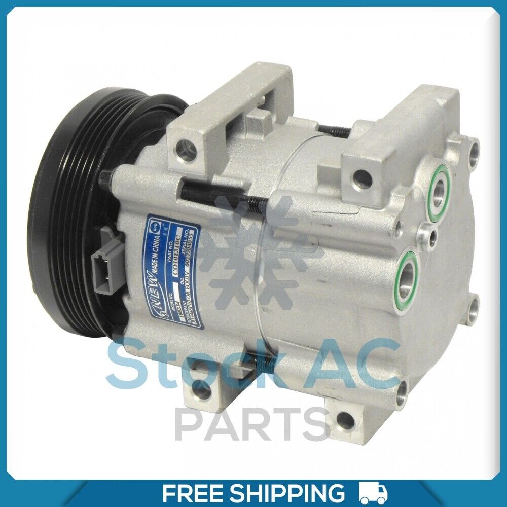 New A/C Compressor for Ford Tempo / Mercury Topaz 2.3L - 1992 to 1994 QU - Qualy Air