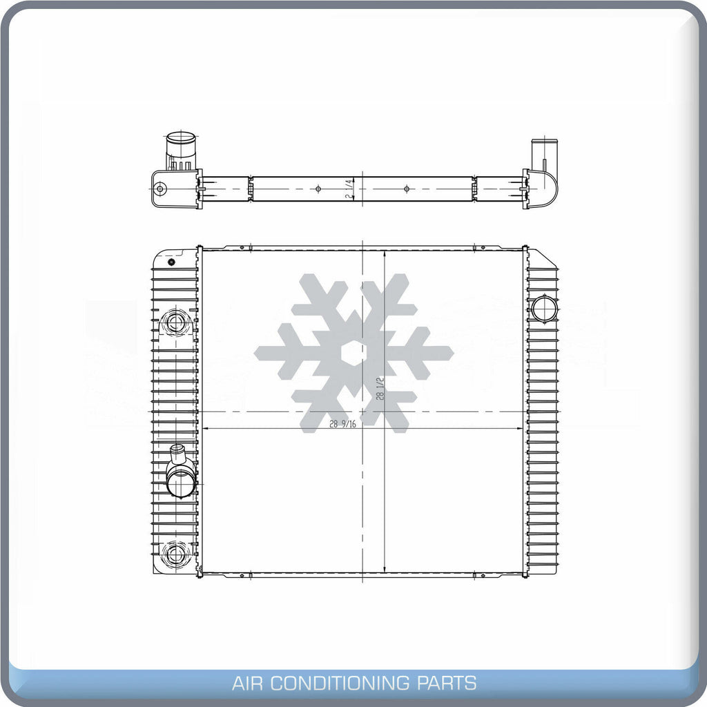 NEW Radiator for INTERNATIONAL 2008 & NEWER DURASTAR 4000 SERIES - QL - Qualy Air