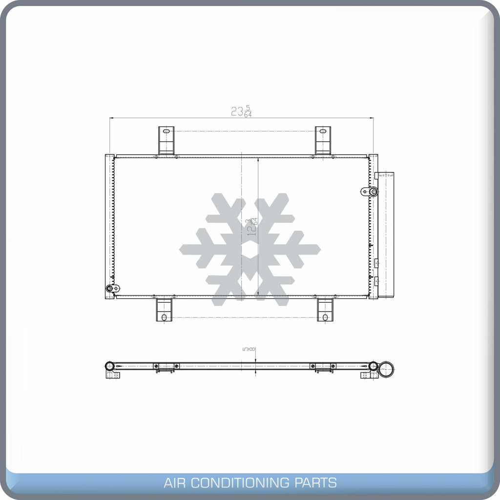 A/C Condenser for Mazda RX-8 QL - Qualy Air