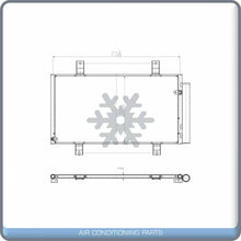 Load image into Gallery viewer, A/C Condenser for Mazda RX-8 QL - Qualy Air