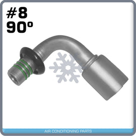 FORD SPRINGLOCK QUICK DISCONNECT FITTINGS,90 DEGREE CRIMP ON BEADLOCK MALE #8 - Qualy Air