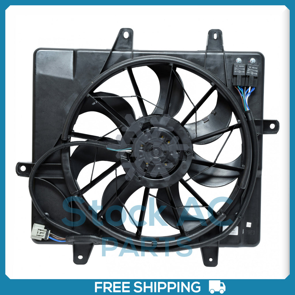 A/C Radiator-Condenser Fan for Chrysler PT Cruiser - 2006 to 2010 - Qualy Air
