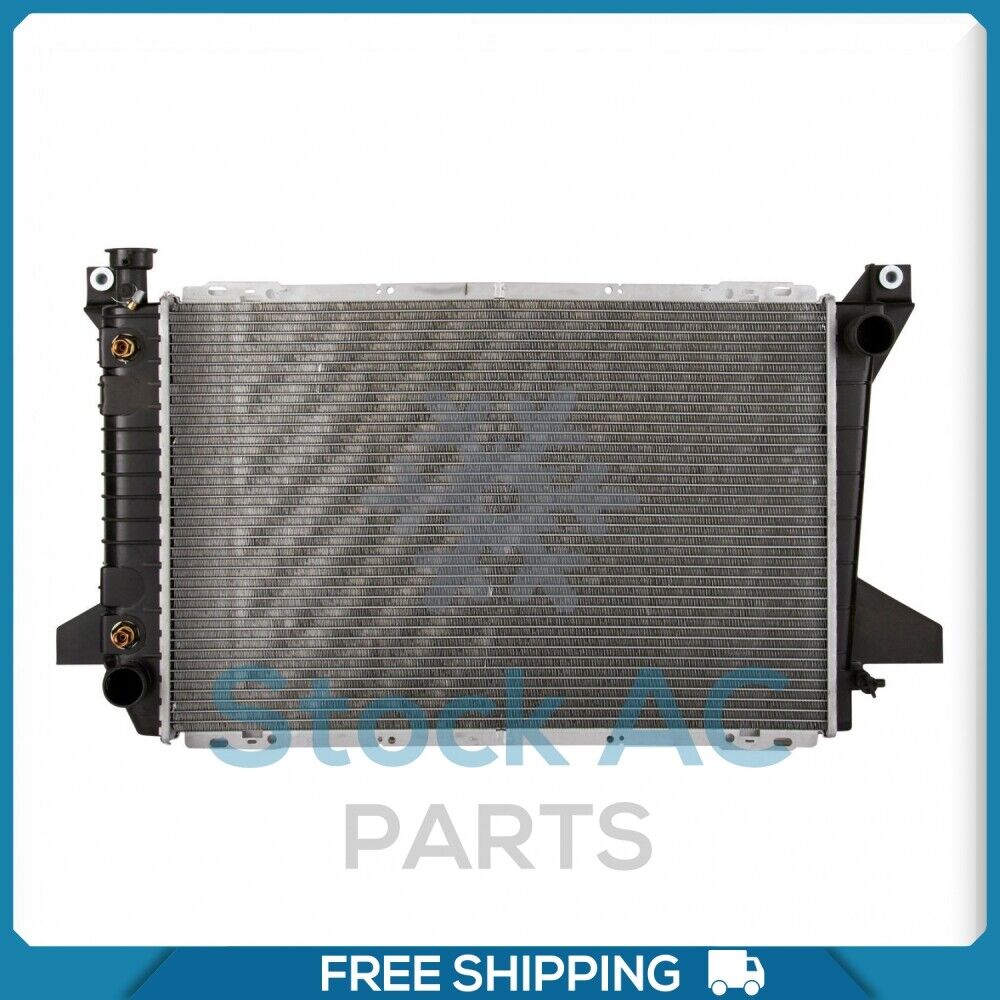 NEW Radiator for Ford Bronco, F-150, F-250, F-350 5.0L/5.8L - 1985 to 1996 - Qualy Air