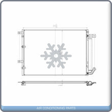Load image into Gallery viewer, A/C Condenser for Chrysler 200 QL - Qualy Air