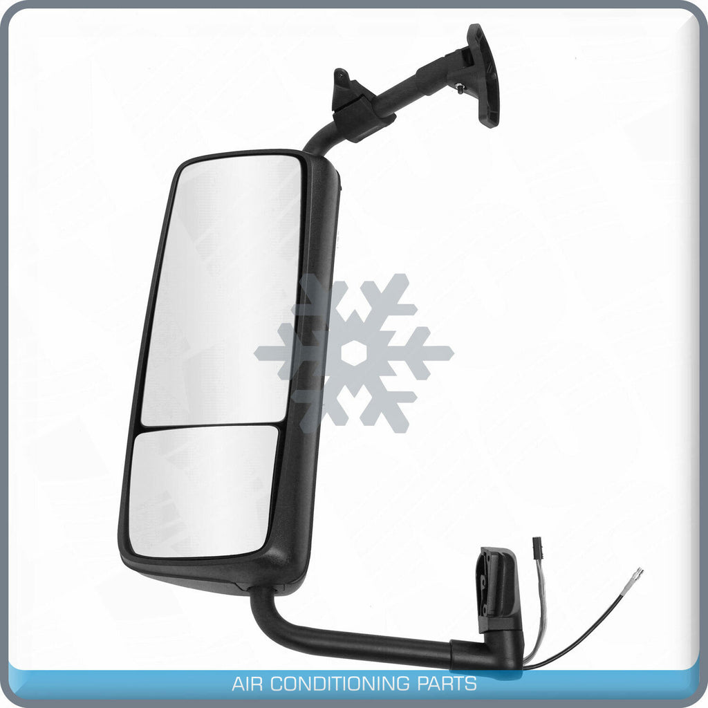 Black Mirror Driver Left Side Power Heated Assembly fit 04-12 Volvo VNL Truck QL - Qualy Air