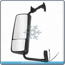 Cargar imagen en el visor de la galería, Black Mirror Driver Left Side Power Heated Assembly fit 04-12 Volvo VNL Truck QL - Qualy Air