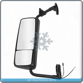 Black Mirror Driver Left Side Power Heated Assembly fit 04-12 Volvo VNL Truck QL - Qualy Air