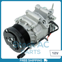 Cargar imagen en el visor de la galería, New A/C Compressor for Honda Civic 1.8L - 2006 to 2011 - OE# 38810RNAA02 - Qualy Air