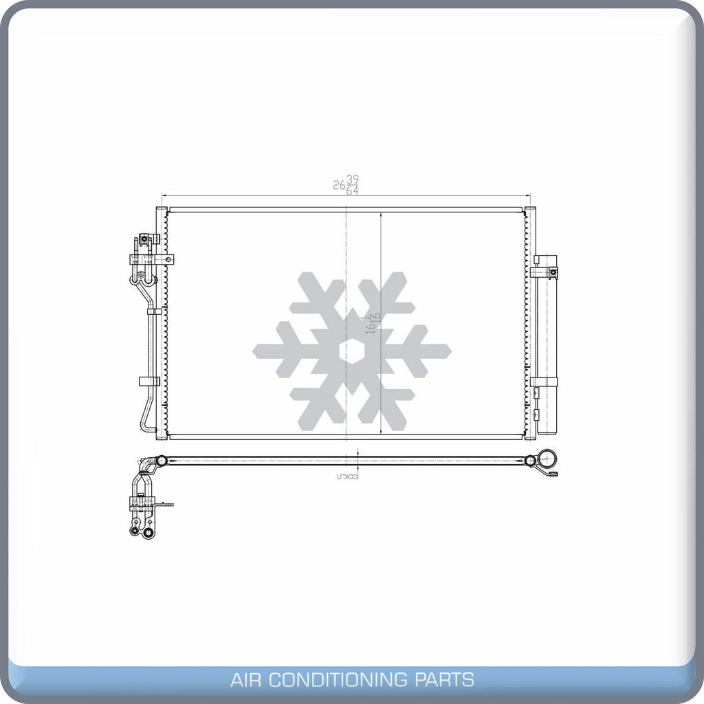 A/C Condenser for Genesis Coupe QL - Qualy Air