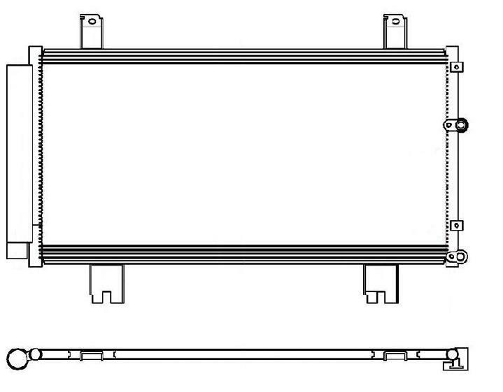A/C Condenser for Lexus IS250, IS350 - 2006 to 2015 - OE# LX3030119 QR - Qualy Air