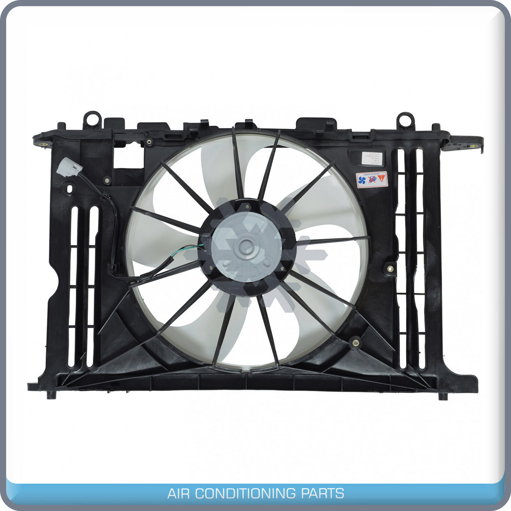 New A/C Radiator-Condenser Fan for Pontiac Vibe / Toyota Corolla, Matrix - Qualy Air