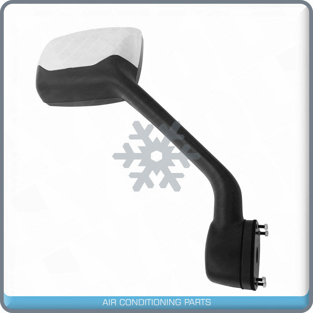 Chrome Hood Mirror Passenger Right Side fit Kenworth T680 Peterbilt 10+ 579 587 - Qualy Air
