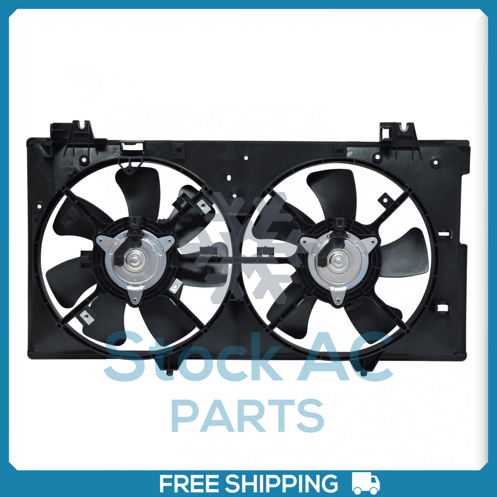 New AC Radiator-Condenser Fan for Mazda 6 - 2003 to 2008 - OE# AJ5715025K - Qualy Air
