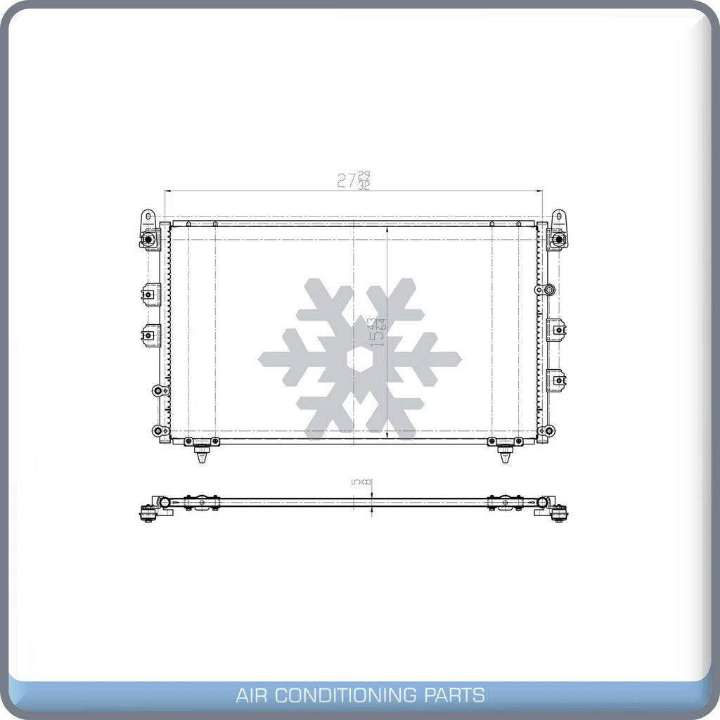 A/C Condenser for Toyota Sequoia QL - Qualy Air