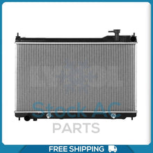 Cargar imagen en el visor de la galería, Radiator fits Infiniti G35, G35X - 2003 to 2004 - OE# 21460AQ8 (4 Door Sedan) QL - Qualy Air