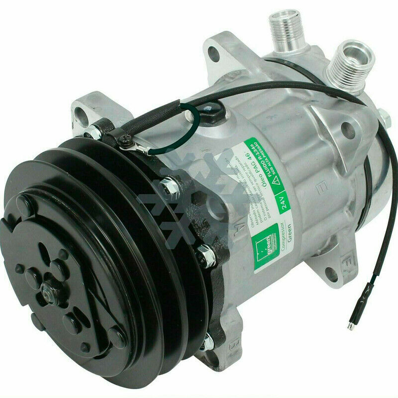 A/C Compressor Fits John Deere 744e Wheel Loader - Ref At136850 - Qualy Air