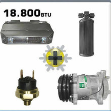Load image into Gallery viewer, AIR CONDITIONING KIT PERFECT FIT FOR TRUCK, BUS &amp; CARS W/O A/C - 12V - Qualy Air