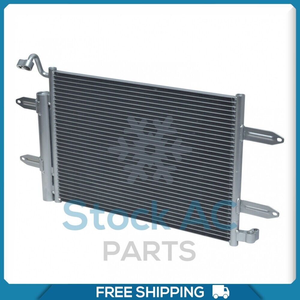 New A/C Condenser for Volkswagen Golf, Saveiro 2008 to 2013 - Qualy Air