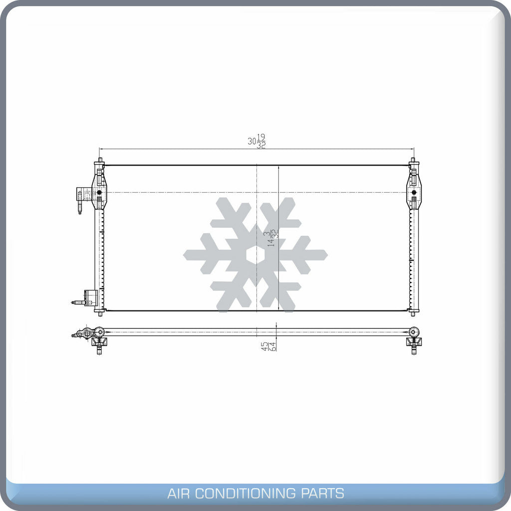 A/C Condenser for Ford Transit Connect QL - Qualy Air
