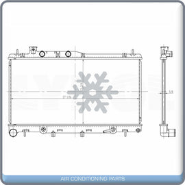 Radiator for OE# 8013281 SU3010665 QL - Qualy Air