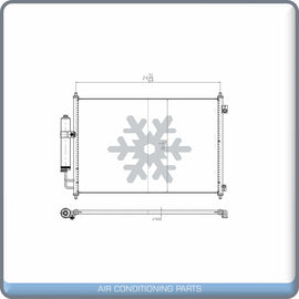 A/C Condenser for Rogue Select, Rogue QL - Qualy Air