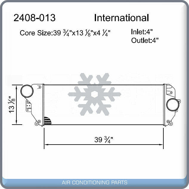 NEW Charge Air Cooler for 07-09 International 9200/9400/9900 08-09 Prostar QL - Qualy Air